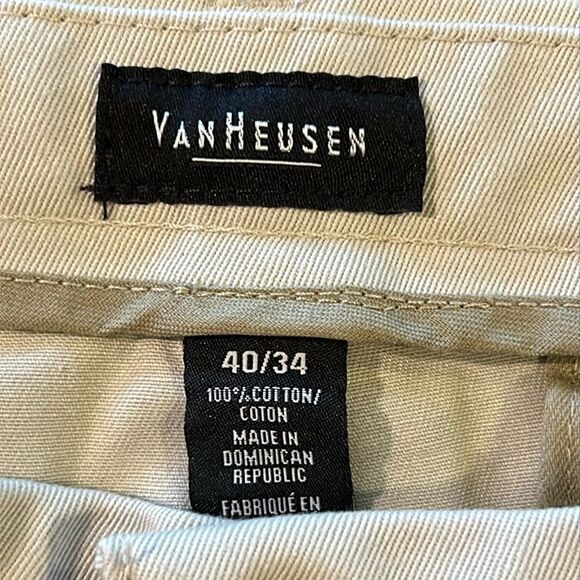 NEW Van Heusen Mens Classic Fit Khaki Pants - Picture 5 of 9